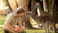 William, Catherine and children name baby kangaroo at Australia Zoo