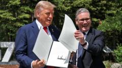 Trump signs order confirming parts of UK-US tariff deal