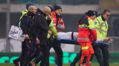 Fiorentina’s Kean in hospital after collapsing on pitch