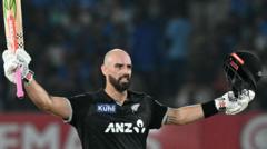 Can Mitchell's Century Propel New Zealand to Victory Over India?