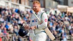 Luxton & Bairstow help Yorks forge lead over Sussex