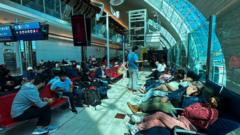 Operations paused at Dubai airport as rains continue