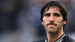 Tonali banned for 10 months for betting rule breaches