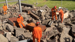 Volunteers rehearse life-saving disaster response