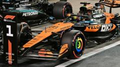 Piastri takes Bahrain pole with Russell second