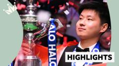 Zhao beats Williams in historic final – highlights