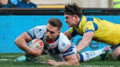 Wakefield beat Warrington to claim second away win