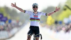 Mighty Pogacar equals record with third Flanders win