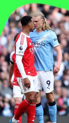 Gabriel v Haaland - fans have their say