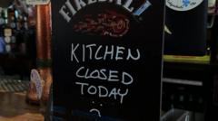 Pub's pizza kitchen shuts due to heatwave