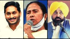 ਮਮਤਾ ਬੈਨਰਜੀ, ਜਗਨ ਮੋਹਨ ਰੈੱਡੀ ਅਤੇ ਭਗਵੰਤ ਮਾਨ