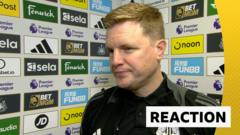 Howe ‘hugely disappointed’ after Fulham defeat