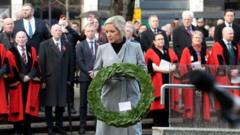 Remembrance Sunday marked across Northern Ireland