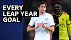 Watch every Premier League leap year goal