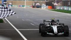 Antonelli wins in China ahead of Russell and Hamilton