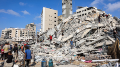 Israel destroys second high-rise as assault on Gaza City intensifies