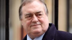 Former deputy PM Lord Prescott dies aged 86