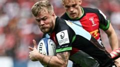 Champions Cup semi-final: Superb Quins fight back in Toulouse - radio & text