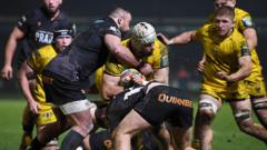 Ospreys wing Giles scores at death to deny Dragons