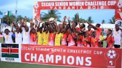 Timu ya Kenya ya kandanada upande wa akina dada Harambee Starlets ndio mabingwa wa Cecafa 2019