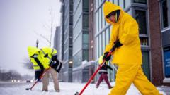 Five dead as huge winter storm grips swathe of US