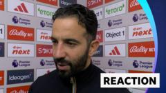 Amorim rues five minutes Man Utd 'lost control' of game