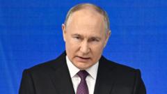 Putin warns West and claims progress in Ukraine in major speech