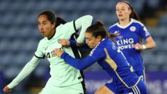 WSL: Bjorn gives Chelsea lead at Leicester