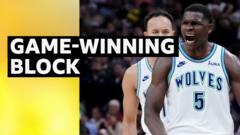 Stunning last-gasp block gives Timberwolves win