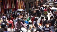 काठमाण्डूमा भिडभाड