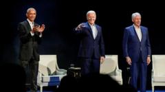 Biden hosts record fundraiser with Obama and Clinton
