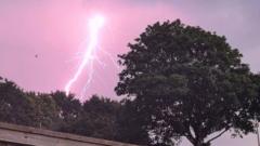 Thunderstorm warning issued for Wales after heatwave 