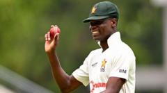 Most Test wickets this year – the 6ft 8in pace bowler with England in his sights