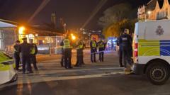 Four stabbed after disorder breaks out at railway station