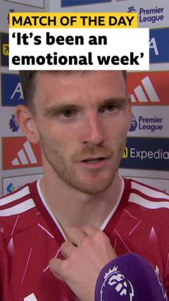 Robertson says goodbye to Liverpool