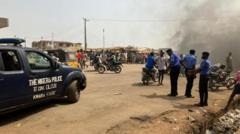 Police dey stop violent protesters for Kwara state