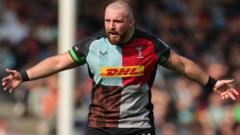 Wales prop Lewis to leave Harlequins for Dragons