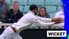 Bashir takes ‘stunning’ catch as England pick up early wicket