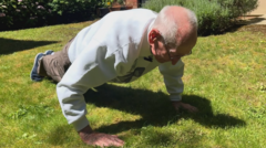 I'm 98 but I still do my 40 press-ups every day
