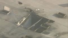 Two dead after plane hits factory roof near LA