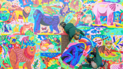 London Zoo helps break artwork world record