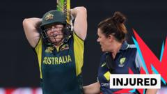 Tournament over? Healy limps off in win over Pakistan