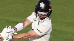 Surrey start well after bowling Durham out for 262