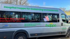 Hospital minibus service at risk without fundraiser