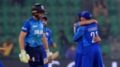 England out of Champions Trophy after Afghanistan thriller