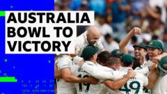 Australia bowl out India to earn dramatic win