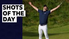 Rose, McIlroy & Scheffler star in shots of the day
