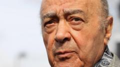 Al Fayed's son 'horrified' by sexual abuse allegations