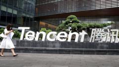 US says tech giant Tencent works with Chinese military