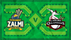 Peshawar Zalmi v Lahore Qalandars - PSL scorecard